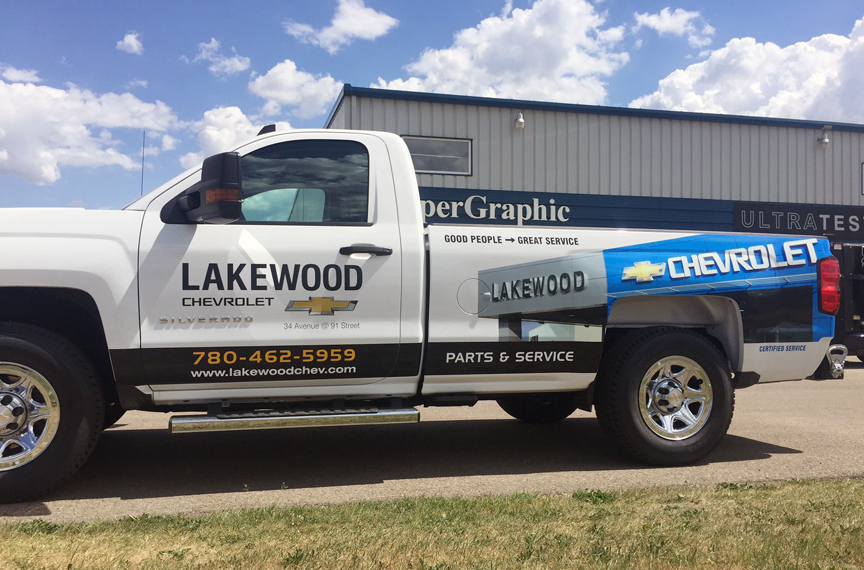 Lakewood Chevrolet Vehicle Wrap